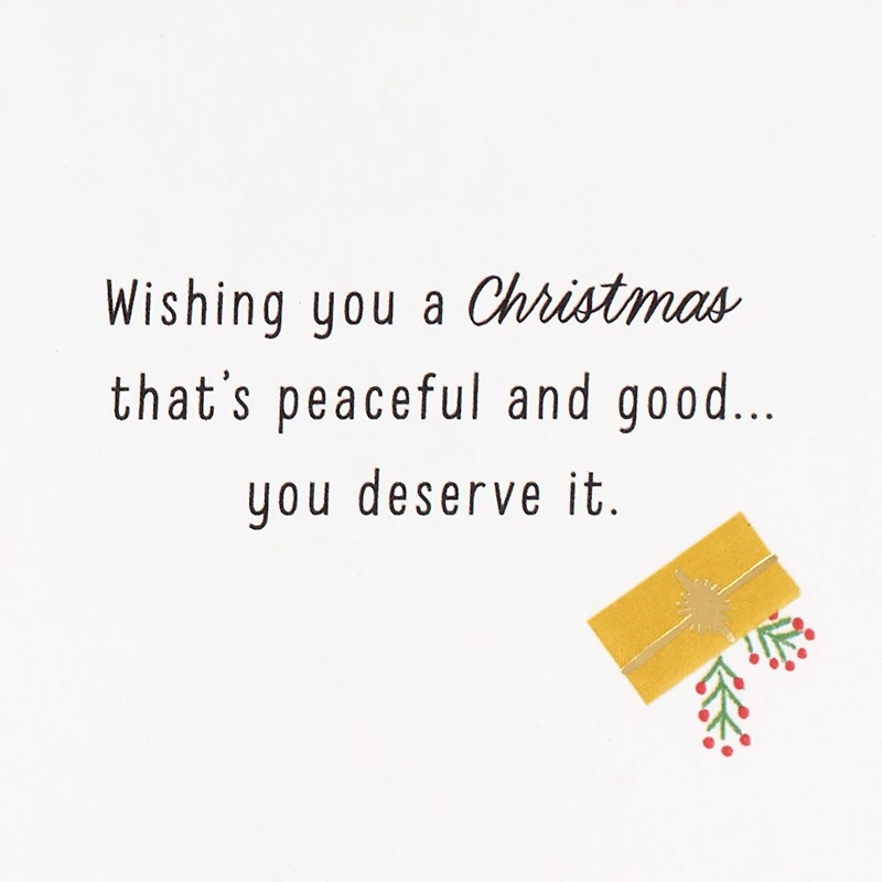 Cozy, Happy and Peaceful Money Holder Christmas Card for only USD 5.59 | Hallmark