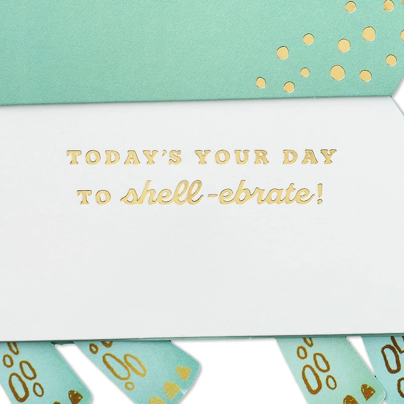 Turtle and Balloons Your Day to Shell-ebrate Papercraft Birthday Card for only USD 5.99 | Hallmark