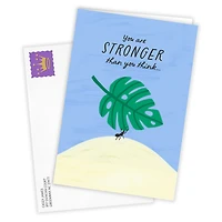 Stronger Than You Think Custom Encouragement Card for only USD 4.99 | Hallmark