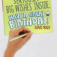 Seriously Big Wishes Funny Pop-Up Birthday Card for Grandson for only USD 4.59 | Hallmark