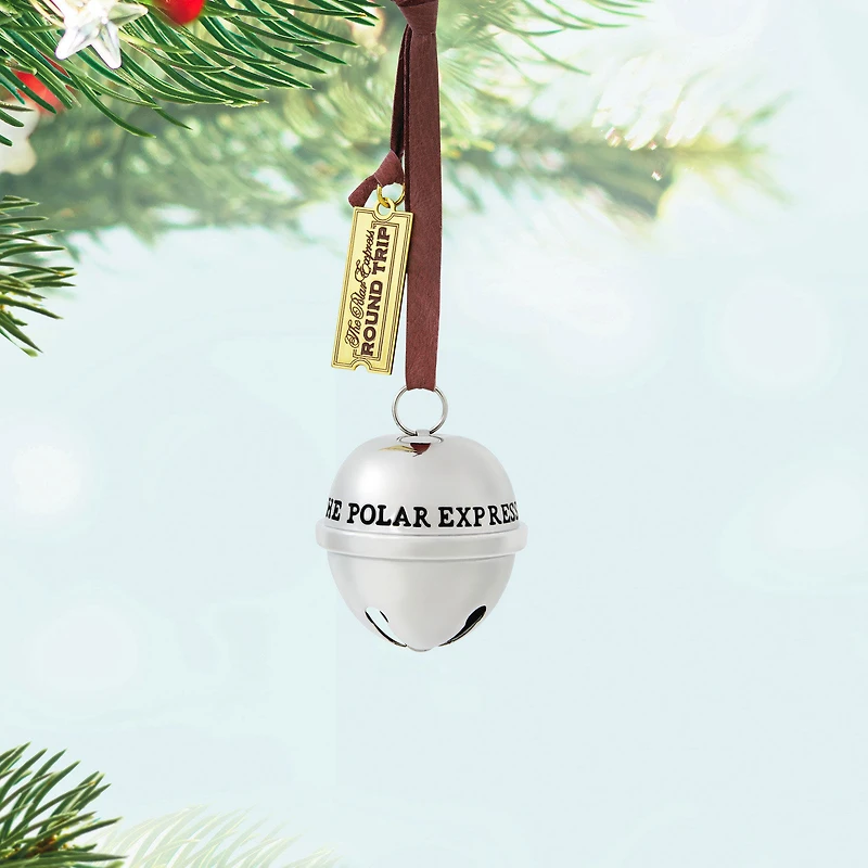 The Polar Express™ Santa's Sleigh Bell 2025 Metal Ornament for only USD 23.99 | Hallmark
