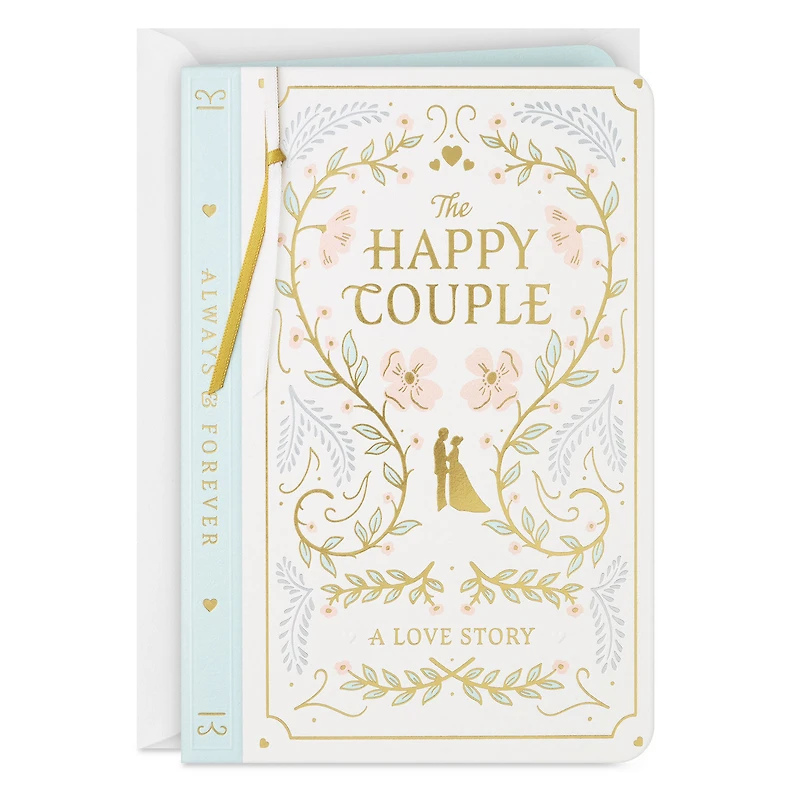 Happiness in Every Chapter to Come Wedding Card for only USD 8.59 | Hallmark