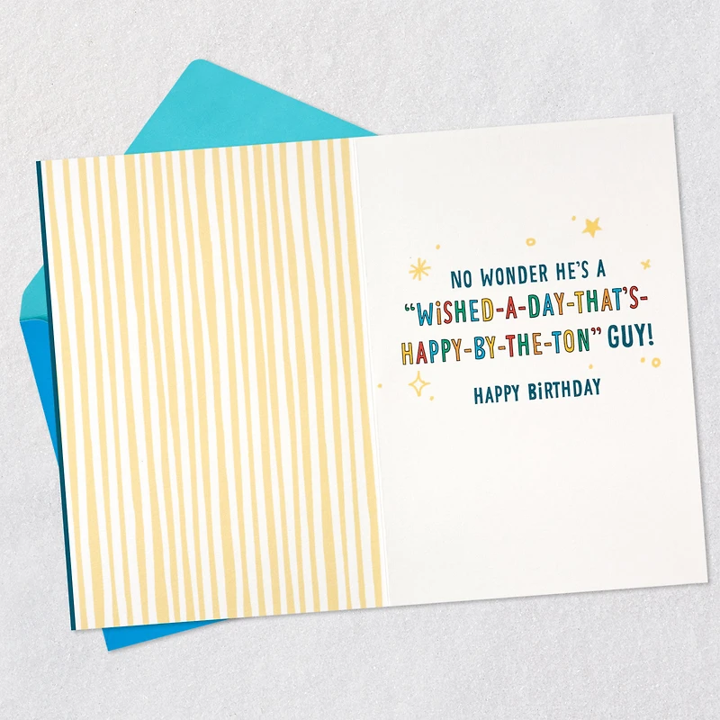 A Day That's Happy By the Ton Birthday Card for Godfather for only USD 4.59 | Hallmark