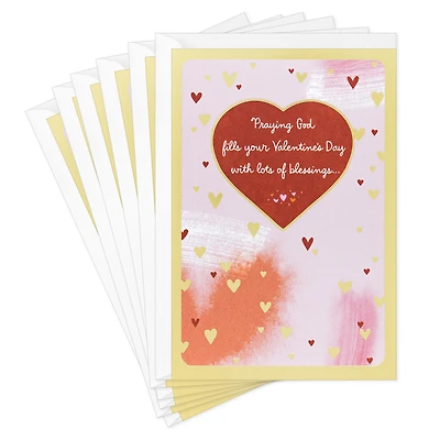 Love and Blessings Religious Valentine's Day Cards, Pack of 6 for only USD 6.99 | Hallmark