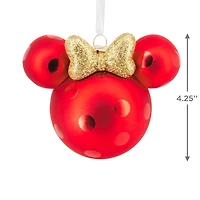 Disney Minnie Mouse Ears Icon Glass Hallmark Ornament for only USD 14.99 | Hallmark
