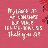 My Real Sis, My Soul Sis Card for Her for only USD 2.99 | Hallmark
