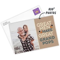 Personalized Great Men Photo Card for only USD 4.99 | Hallmark