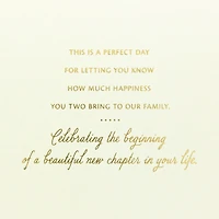 Celebrating This Beautiful New Chapter Wedding Card for Grandson for only USD 4.59 | Hallmark