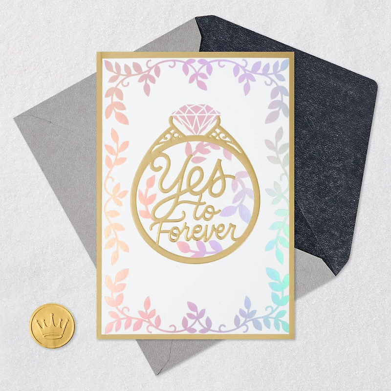 Yes to Forever Engagement Card for only USD 4.59 | Hallmark