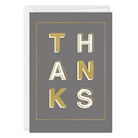 Modern Gold and Gray Custom Thank-You Card for only USD 4.99 | Hallmark