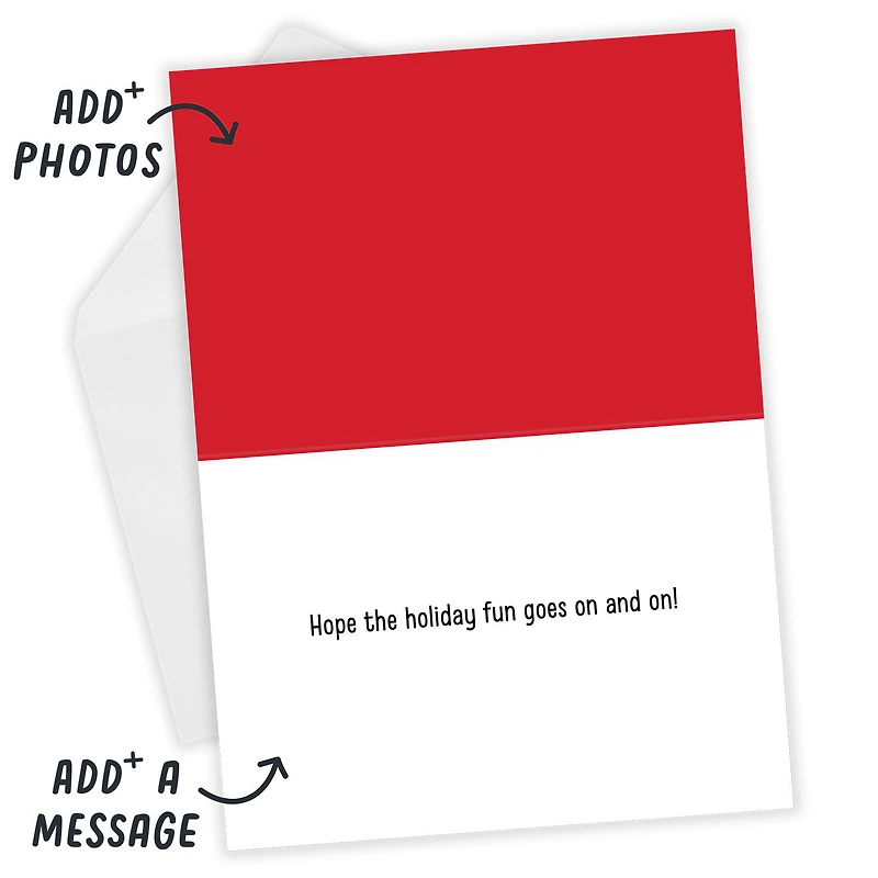 Peanuts® Snoopy Cheer Custom Holiday Card for only USD 4.99 | Hallmark