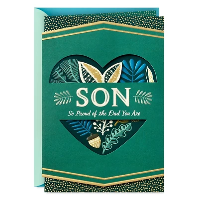 So Proud of the Dad You Are Father's Day Card for Son for only USD 6.59 | Hallmark