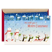 Penguin and Polar Bear Carolers Pop-Up Christmas Card for only USD 6.99 | Hallmark