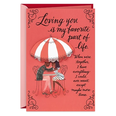 Loving You Is My Favorite Part of Life Romantic Valentine's Day Card for only USD 5.99 | Hallmark