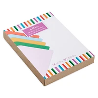 Bright Stripes on White Stationery Set, 36 Sheets for only USD 15.99 | Hallmark