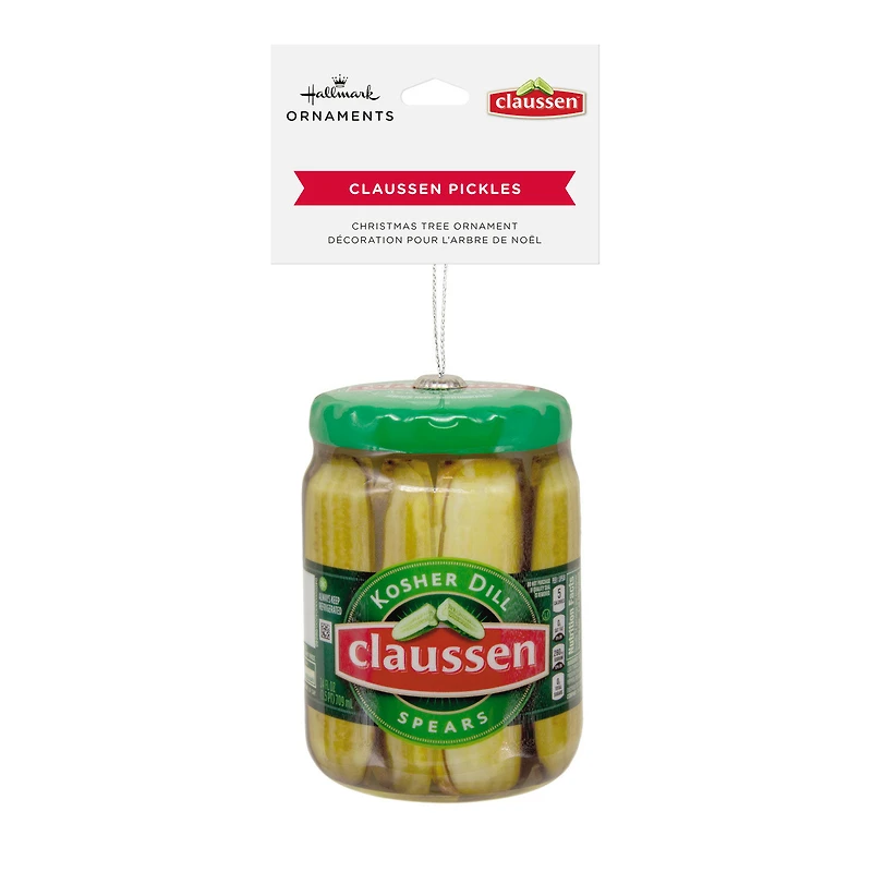 Kraft Claussen Pickles Jar Shatterproof Hallmark Ornament for only USD 9.49 | Hallmark