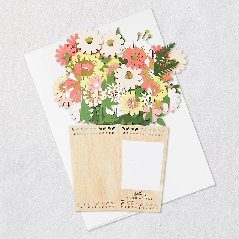 Jumbo Flower Bouquet in Vase 3D Pop-Up Blank Card for only USD 19.99 | Hallmark
