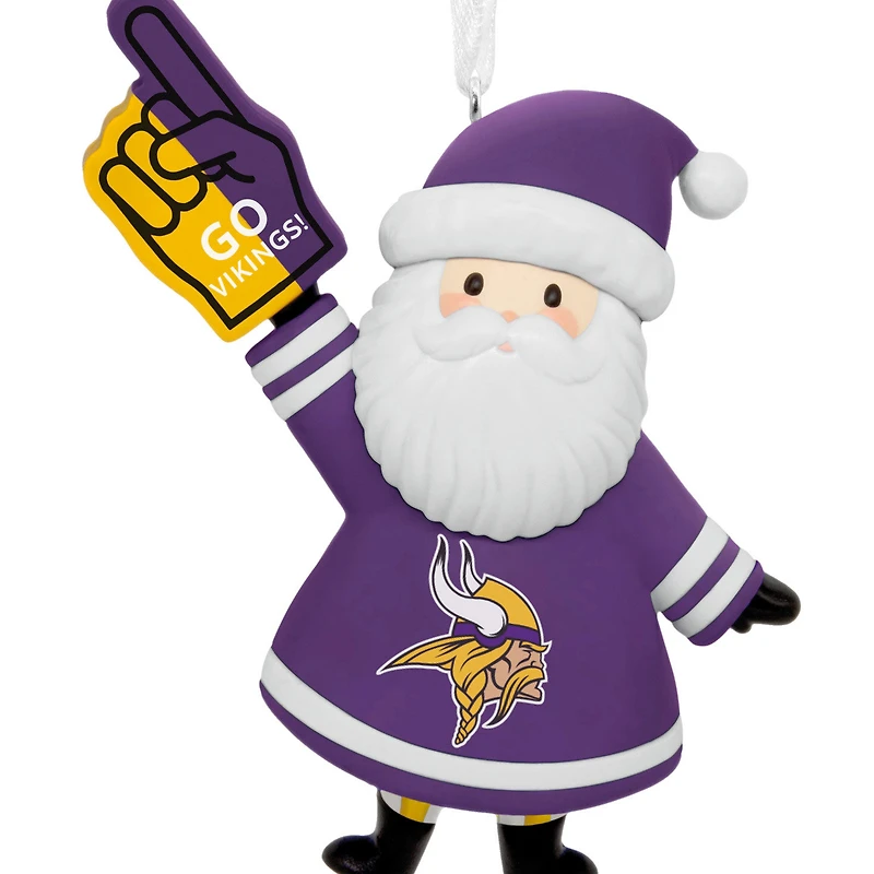 NFL Minnesota Vikings Santa Fan Hallmark Ornament for only USD 12.99 | Hallmark