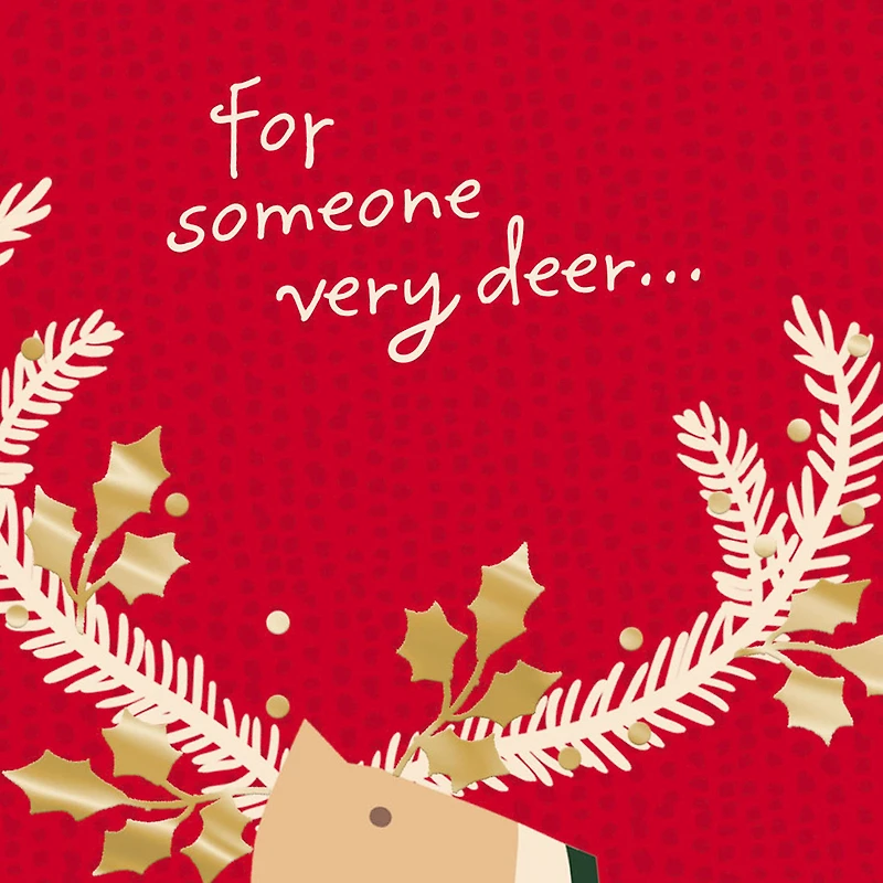 Every Merry Way Gold Deer Money Holder Christmas Cards, Pack of 10 for only USD 8.99 | Hallmark