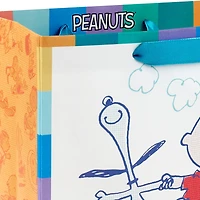 9.6" Peanuts® 75th Anniversary Happy Dance Medium Gift Bag for only USD 3.49 | Hallmark