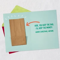Bag Full of Money Gag Gift Christmas Card for only USD 5.99 | Hallmark