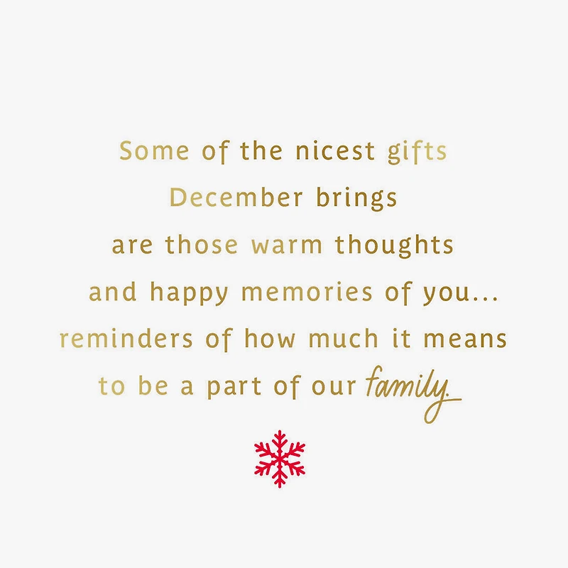 Warm Thoughts and Happy Memories Christmas Card for Cousin for only USD 3.99 | Hallmark