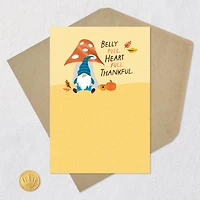 Gnome Filled Up With Good Stuff Thanksgiving Card for only USD 2.00 | Hallmark