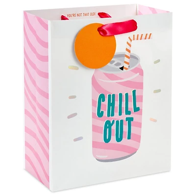 9.6" "Chill Out" Soda Can and Straw Medium Gift Bag for only USD 3.49 | Hallmark