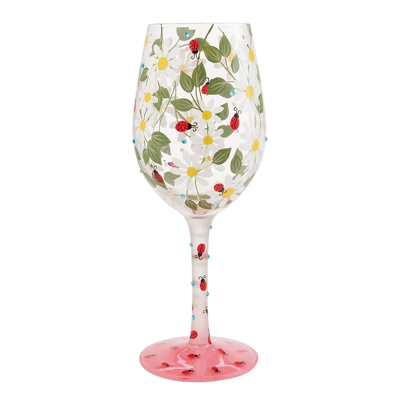 Lolita Ladybird Handpainted Wine Glass, 15 oz. for only USD 34.99 | Hallmark