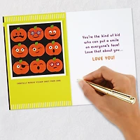 Fun Pumpkin Faces Halloween Card With Stickers for Grandson for only USD 4.99 | Hallmark
