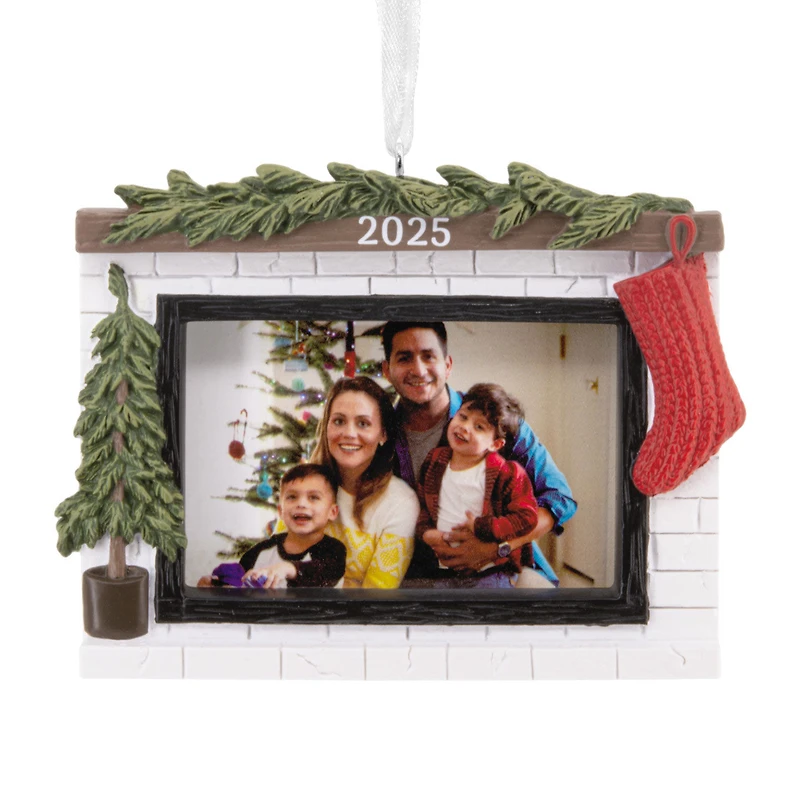 Cozy Fireplace 2025 Photo Frame Hallmark Ornament for only USD 14.99 | Hallmark