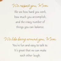Love and Respect Mother's Day Card for Mom From All for only USD 7.59 | Hallmark