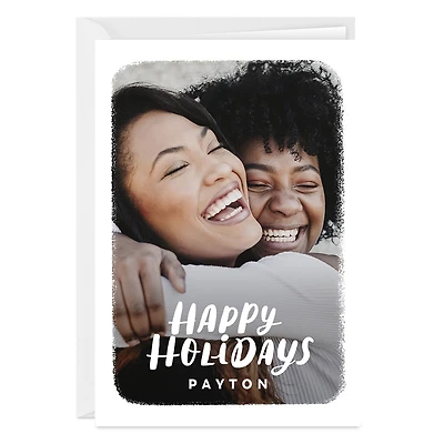 White Frame Custom Holiday Card for only USD 4.99 | Hallmark