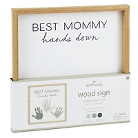 Best Mommy Hands Down Wood Sign Handprint Kit for only USD 28.99 | Hallmark