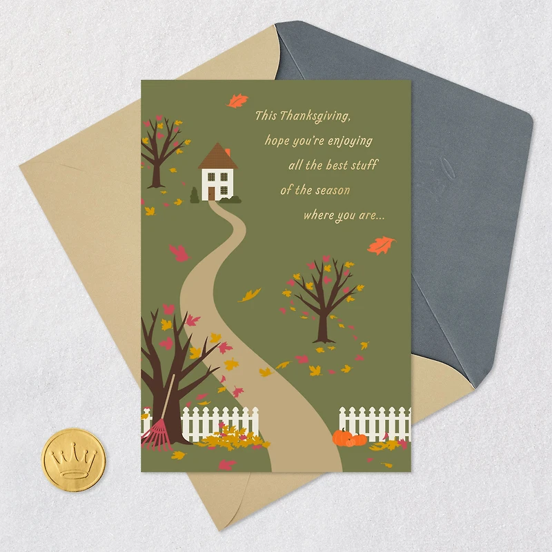 All the Thankful Thoughts Across the Miles Thanksgiving Card for only USD 2.99 | Hallmark