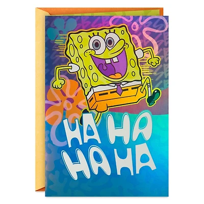 Nickelodeon SpongeBob SquarePants Wishing You Laughs Birthday Card for only USD 4.99 | Hallmark