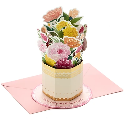 Enjoy Every Beautiful Moment Flower Vase 3D Pop-Up Card for only USD 5.99 | Hallmark