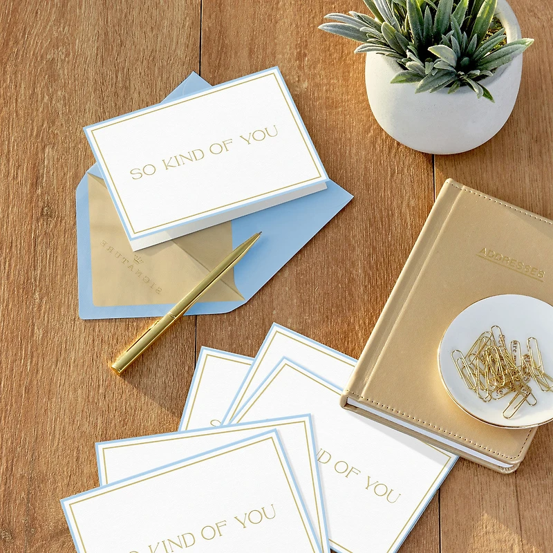 Composed Gold Lettering Blank Thank You Notes, Pack of 10 for only USD 12.49 | Hallmark