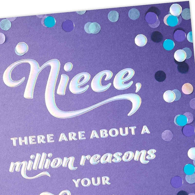 A Million Reasons to Celebrate Birthday Card for Niece for only USD 7.59 | Hallmark