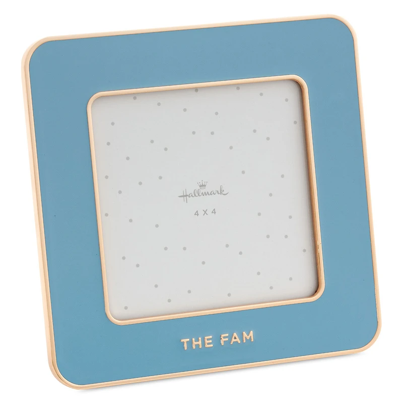 The Fam Blue Enamel Picture Frame, 4x4 for only USD 22.99 | Hallmark