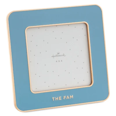 The Fam Blue Enamel Picture Frame, 4x4 for only USD 22.99 | Hallmark
