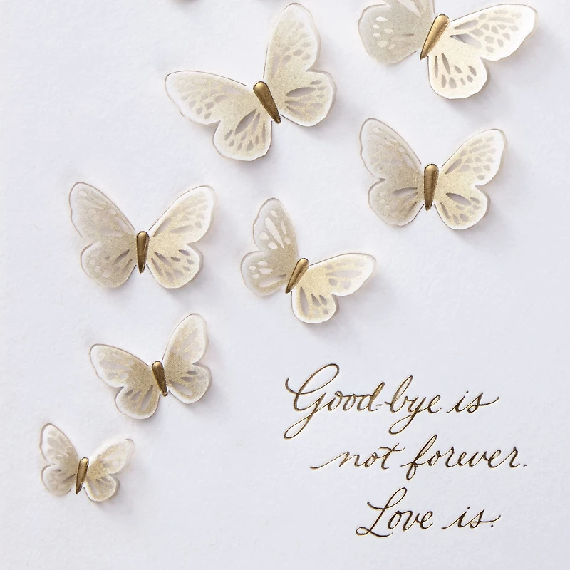 Good-Bye Isn't Forever Sympathy Card for only USD 8.59 | Hallmark