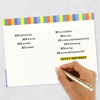 Just Getting Started 50th Birthday Card for only USD 4.99 | Hallmark