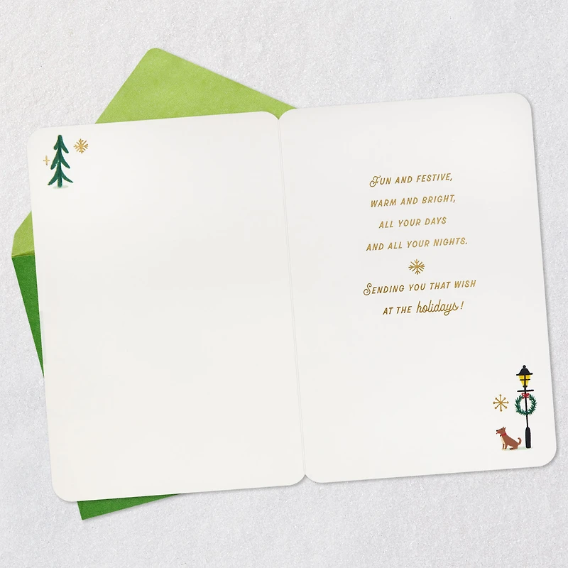 Fun, Festive, Warm and Bright Holiday Card for only USD 4.59 | Hallmark
