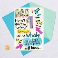 #1 Daughter Funny Card for Dad With Pin for only USD 6.59 | Hallmark
