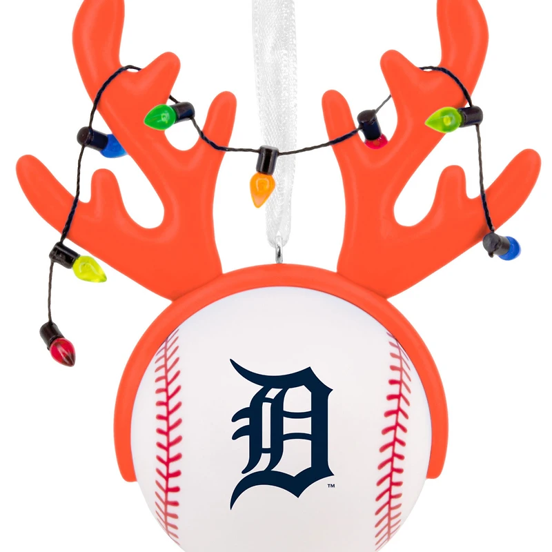 MLB Detroit Tigers™ Reindeer Baseball Hallmark Ornament for only USD 12.99 | Hallmark