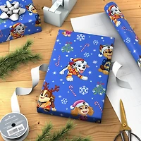 Paw Patrol™ Winter Fun on Blue Christmas Wrapping Paper Roll, 25 sq. ft. for only USD 4.99 | Hallmark