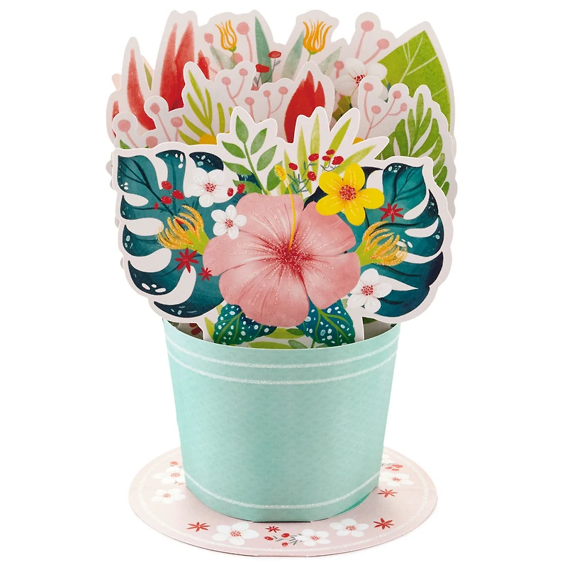 Tropical Flower Bouquet 3D Pop-Up Birthday Card for only USD 6.99 | Hallmark