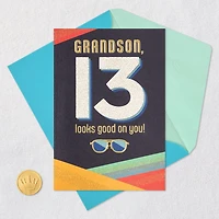 New Reasons to Be Proud 13th Birthday Card for Grandson for only USD 5.59 | Hallmark
