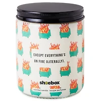 Dumpster Fire Everything's Fine Scented Single-Wick Jar Candle, 7 oz. for only USD 14.99 | Hallmark